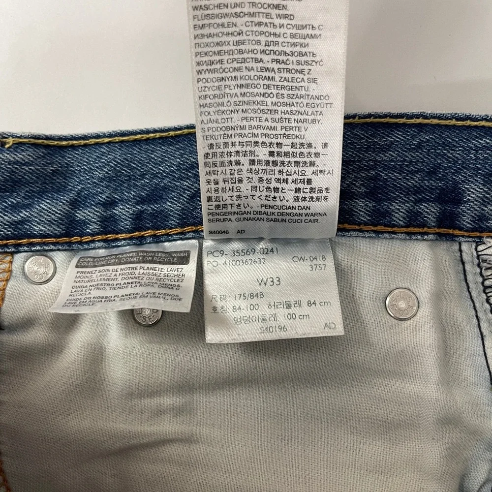 Levis sizing title